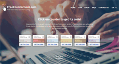 Desktop Screenshot of freecountercode.com