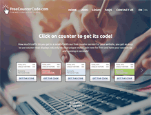 Tablet Screenshot of freecountercode.com